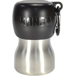 Kong H2O Drinkfles Rvs Zwart