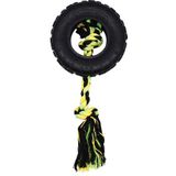 Happy Pet Grrrelli Tyre Tugger Zwart / Groen