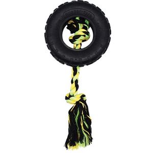 Happy Pet Grrrelli Tyre Tugger Zwart / Groen