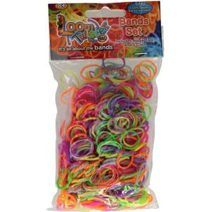 Loombands Neon Mix Set, 600st.