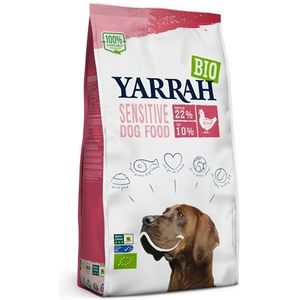 Yarrah Dog Biologische Brokken Sensitive Kip Zonder Toegevoegde Suiker 10 KG