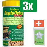 Tetra Fauna reptodelica shrimps 250 ml - 3 stuks - Vissenvoer - Aquarium - Inclusief PetsHome Zuurstofsteen