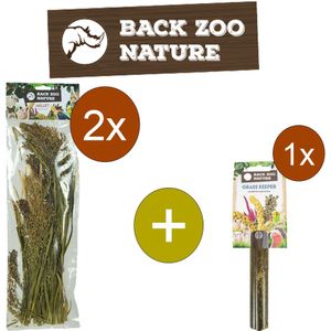 Back Zoo Nature Panicum - Trosgierst - Inclusief houder