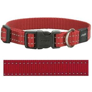 Rogz For Dogs Snake Halsband Rood 16 MMX26-40 CM