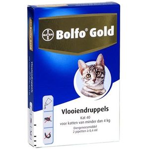 Bolfo Gold Kat Vlooiendruppels