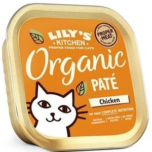 Lily's Kitchen Cat Organic Chicken Pate 19X85 GR