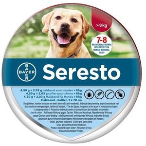 Bayer Seresto Teken- En Vlooienband Grote Hond VANAF 8 KG 70 CM