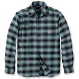 Overhemd Carhartt Men Flannel L/S Plaid Sea Pine-S