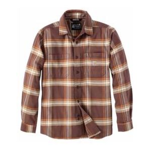 Overhemd Carhartt Men Flannel L/S Plaid Chestnut-L