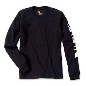 Shirt Carhartt Men Sleeve Logo L/S Black-XL