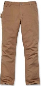 Werkbroek Carhartt Men Stretch Duck Dungaree Brown-W38/L34