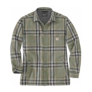 Carhartt - TJ4452 - Flannel Overhemdjas - Geruit - Katoen - Sherpa Voering