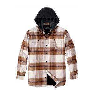 Overhemd Carhartt Men Flannel Sherpa Lined Hooded Carhartt Brown-M