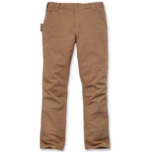 Werkbroek Carhartt Men Stretch Duck Dungaree Brown-W30/L30