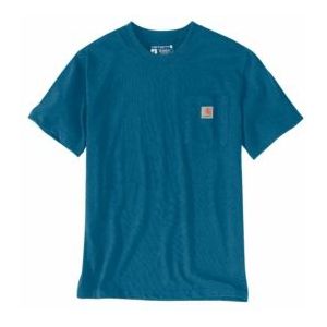 T-Shirt Carhartt Men Workwear Pocket S/S Deep Lagoon Heather-XXL