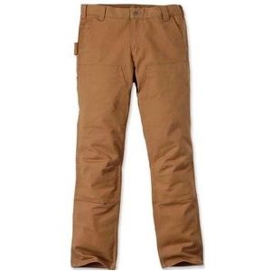 Werkbroek Carhartt Men Stretch Duck Double Front Brown-W40/L32