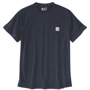 T-Shirt Carhartt Men Force Flex Pocket Navy-L