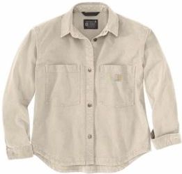 Carhartt - Heavyweight Duck Overshirt - Oat Milk - Katoen