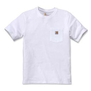 T-Shirt Carhartt Men Workwear Pocket S/S White-XS