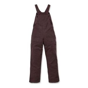 Carhartt - BIB Crawford - Tuinbroek - Donker Bruin - 98% Katoen/2% Elastane, Rugged Flex®