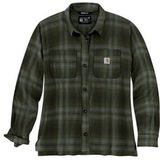 Carhartt - Midweight Flannel L/S Plaid Shirt - Overhemd - Rood - Katoen