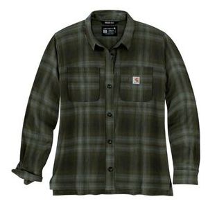 Carhartt - Midweight Flannel L/S Plaid Shirt - Overhemd - Rood - Katoen