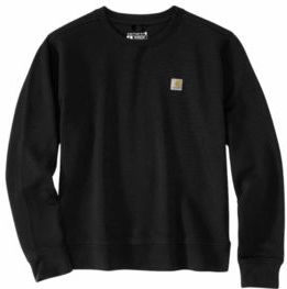 Carhartt Damen French Terry Crewneck Sweatshirt 106179 Black