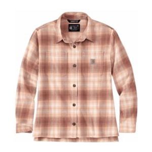 Blouse Carhartt Women Midweight Flannel Plaid Stucco-XL