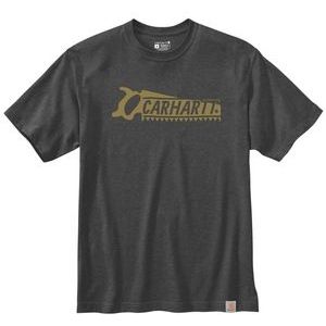 T-Shirt Carhartt Men Saw Graphic T-Shirt S/S Carbon Heather-XL