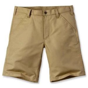 Werkshorts Carhartt Men Rugged Stretch Canvas Short Dark Khaki-Maat 31