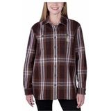Carhartt - Twill L/S Plaid Shirt - Shirt - Blauw - Katoen