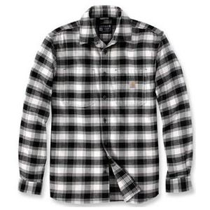 Overhemd Carhartt Men Flannel L/S Plaid Malt-XL