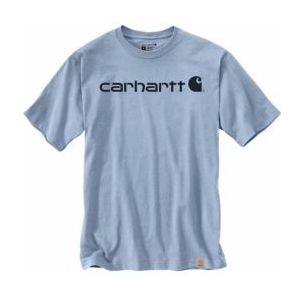 T-Shirt Carhartt Men Core Logo T-Shirt S/S Fog Blue-XL