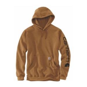 Trui Carhartt Men Sleeve Logo Hooded Sweatshirt Brown-XXL