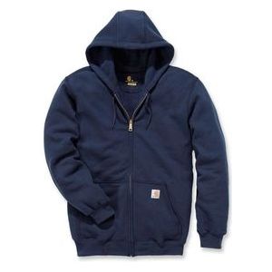 Vest Carhartt Men Zip Hooded Sweatshirt New Navy-L