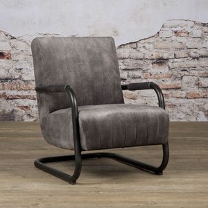 Fauteuil Riva, Antraciet