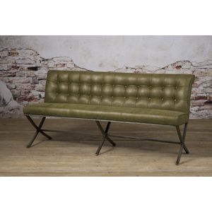 Eetkamerbank Barcelona, Cherokee Green Maat 185 x 42 x 87 (h)