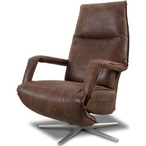 Relaxfauteuil Ipanema, Africa leder Tabac