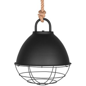 Hanglamp Korf, Zwart Maat 38x38x45 cm