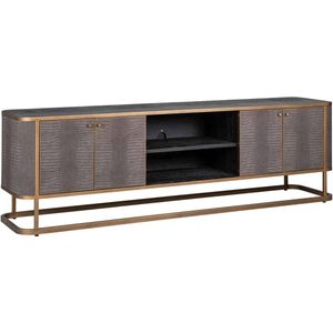 TV-dressoir Classio 4-deuren (Brushed Gold)