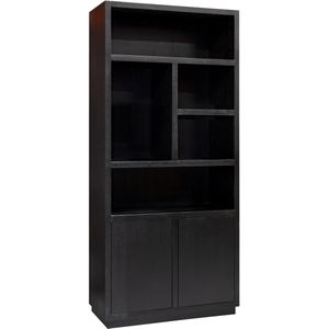 Boekenkast Oakura 2-deuren (Black)