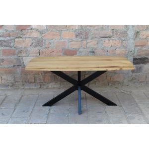 Eetkamertafel Oakdale Natural eikenhout Maat 180x90 cm