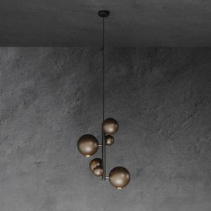 Hanglamp Urbino rond platinum  Maat Exclusief lichtbron