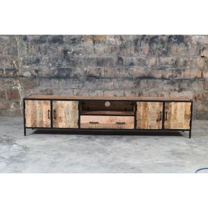 Tv-meubel Mango Naturel Maat 220x45x55 cm