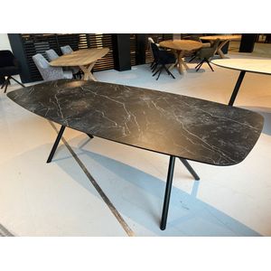 Eettafel 1154 Deens ovaal Maat 180x100 cm