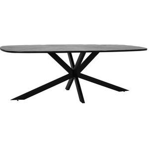 Eetkamertafel Silvi Black Maat 220x110x78 cm