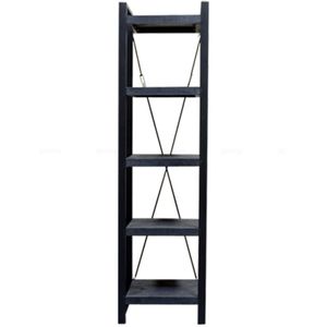 Boekenkast Britt - Black 5 Planken