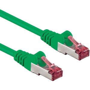 S/FTP CAT6A 10 Gigabit Netwerkkabel - CU - 0,25 meter - Groen