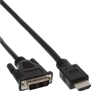 InLine HDMI - DVI kabel 0,5m