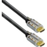 Actieve HDMI 2.0 Kabel - 4K 60Hz - Met Afneembare Connectorbehuizing - 15 meter - Zwart